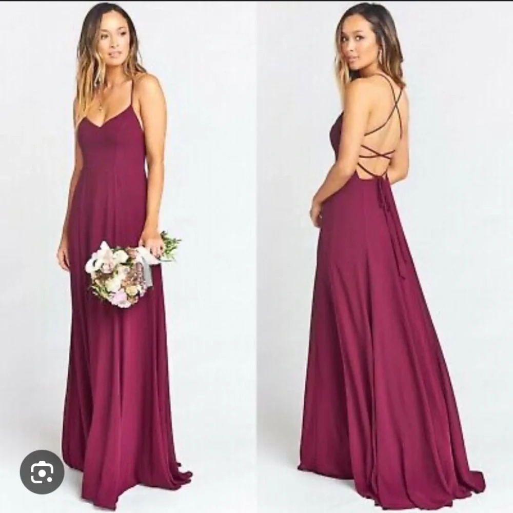 Mumu Merlot Godshaw Dress